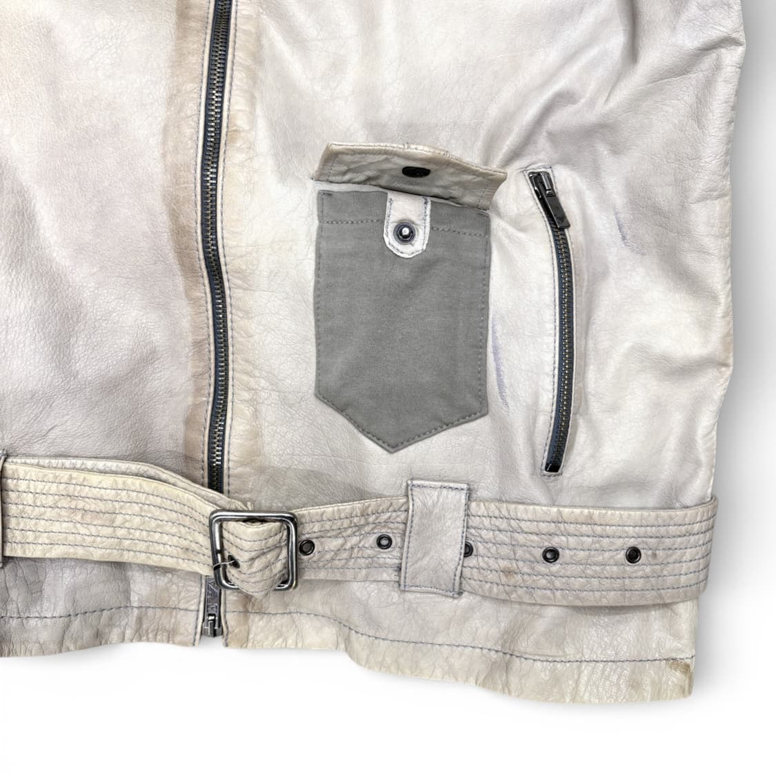 2007 엠포리오 아르마니 레더 바이커 자켓 상품이미지5