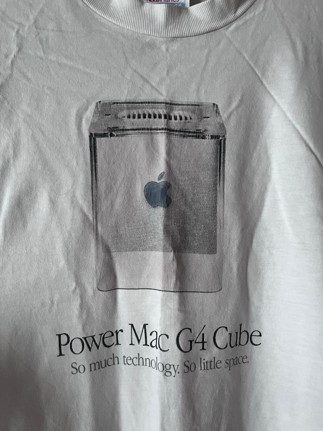 90's Apple power mac g4 cube 빈티지 애플 반팔티 상품이미지3