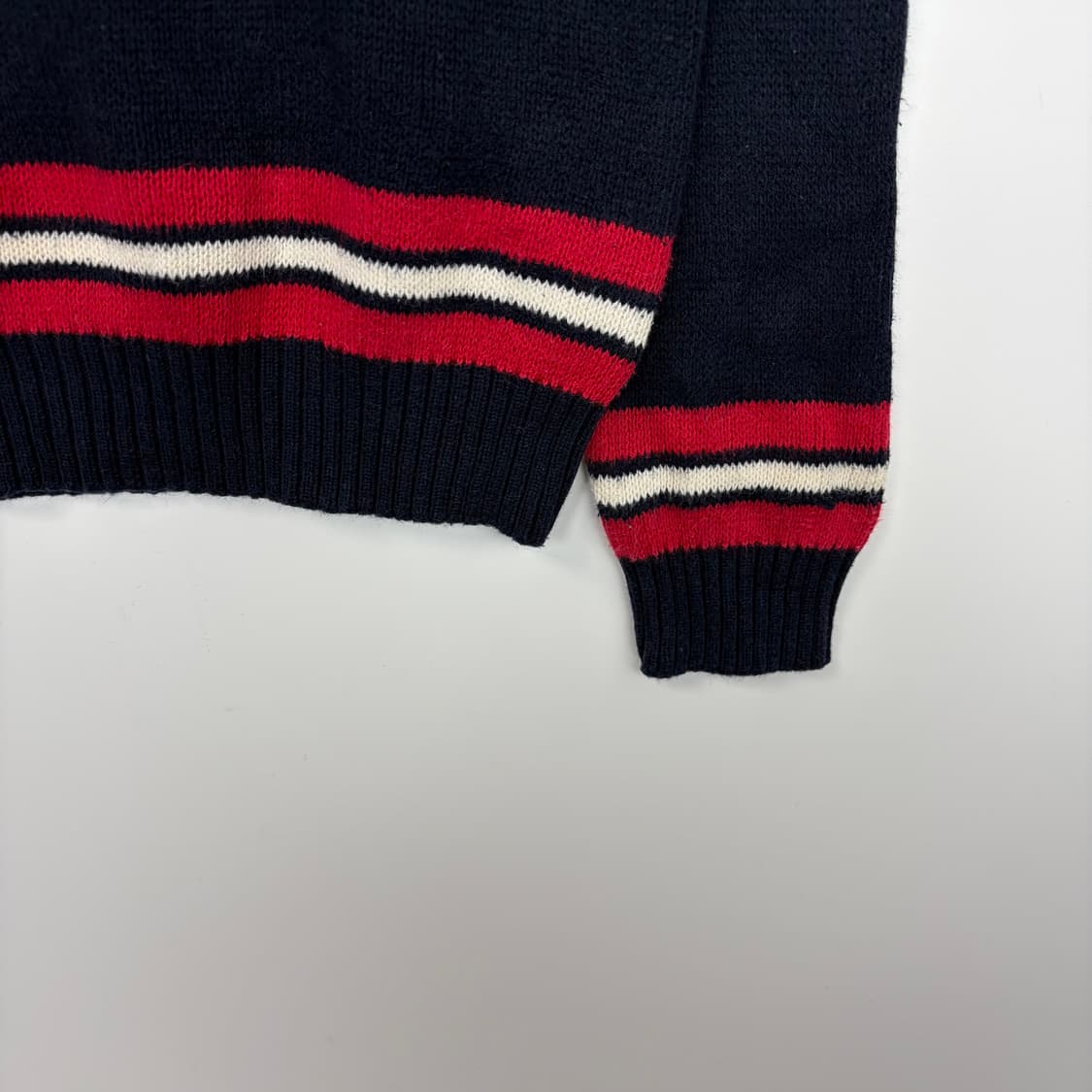 90s 반스 브이넥 니트 티셔츠 상품이미지5