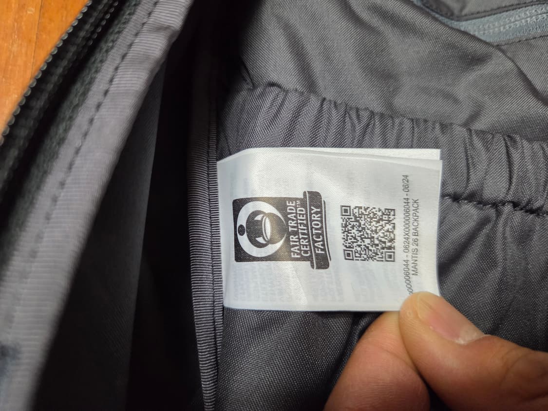 아크테릭스 맨티스 26 백팩 블랙 [새상품급컨디션] 상품이미지2