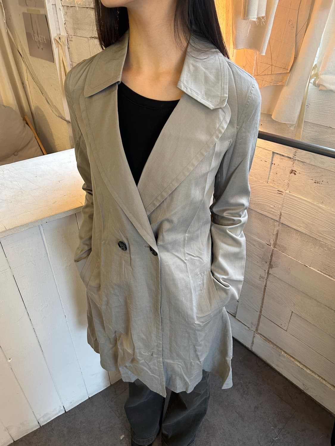 ARMANI EXCHANGE gray coat 상품이미지1