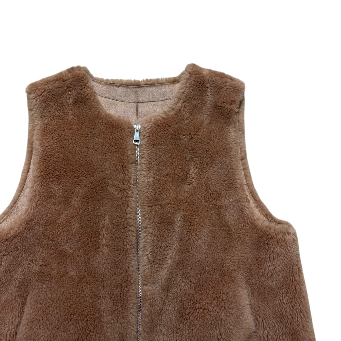 리얼레더 양모 베스트 상품이미지2