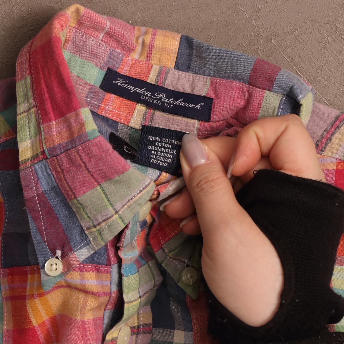 간트 패치워크 셔츠 A1544 상품이미지4