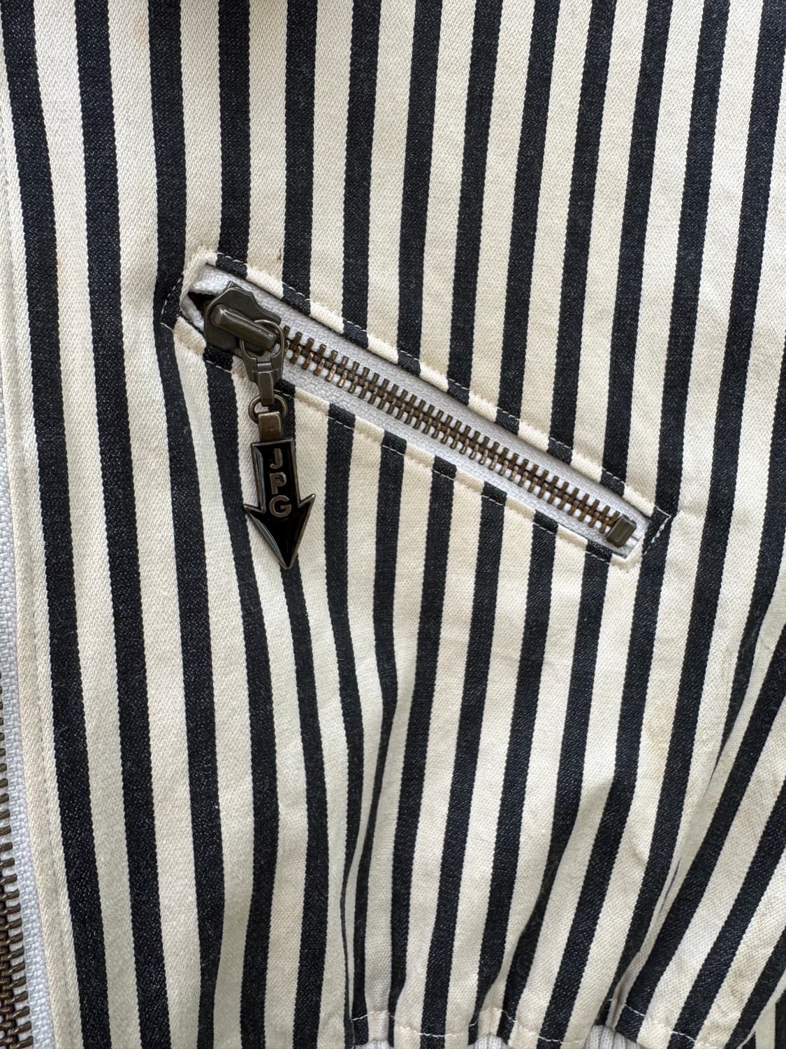 90‘s 장폴고티에 7부 집업 자켓 상품이미지5