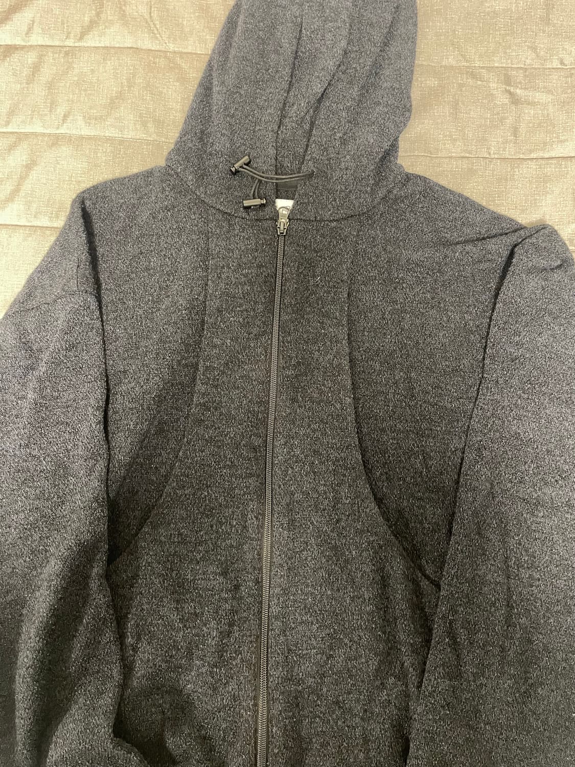 폴리테루 플리시 집업 후디 네이비 3 상품이미지3