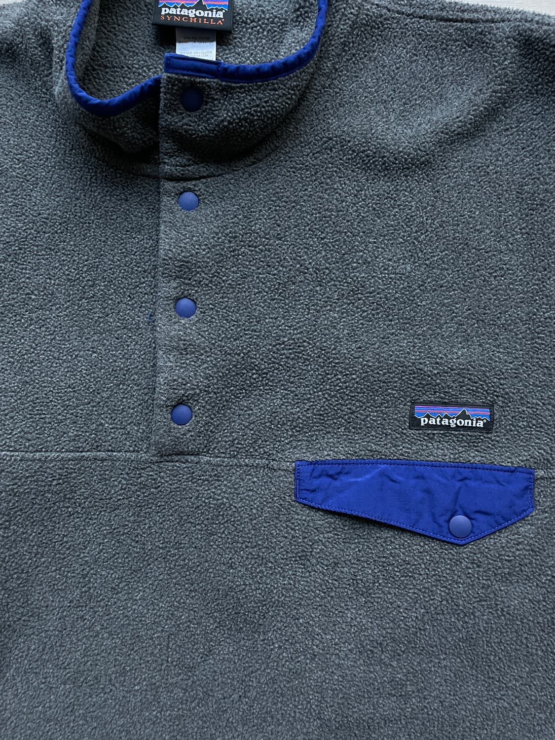 파타고니아 신칠라 니켈 블루 그레이 플리스 patagonia 상품이미지5