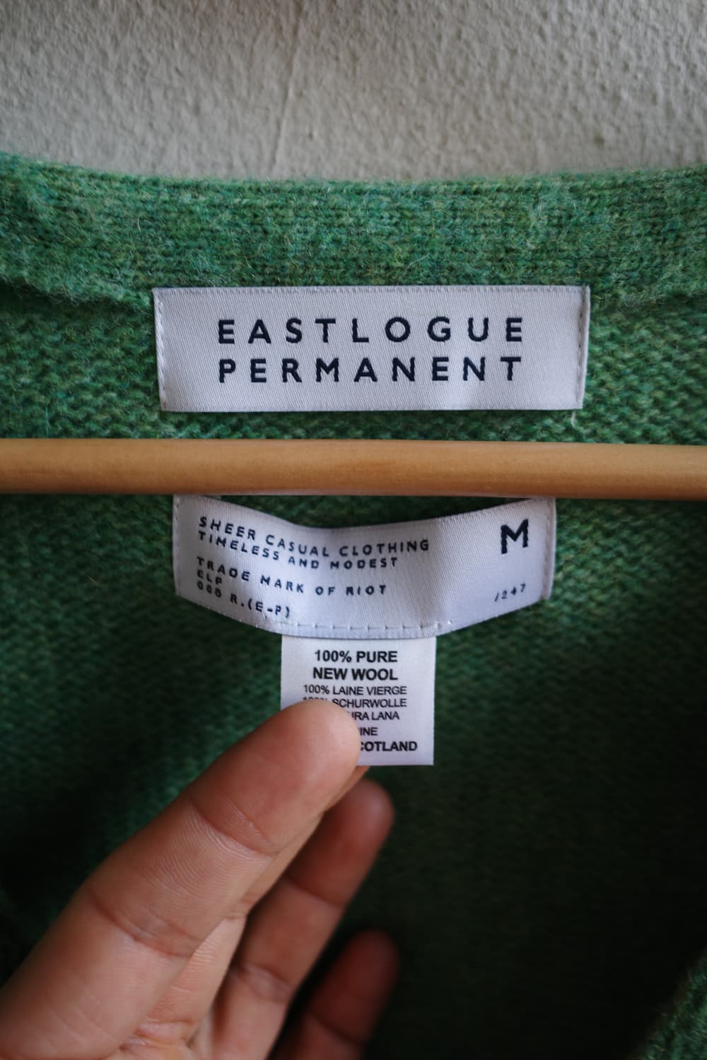 이스트로그 퍼머넌트 가디건 상품이미지8