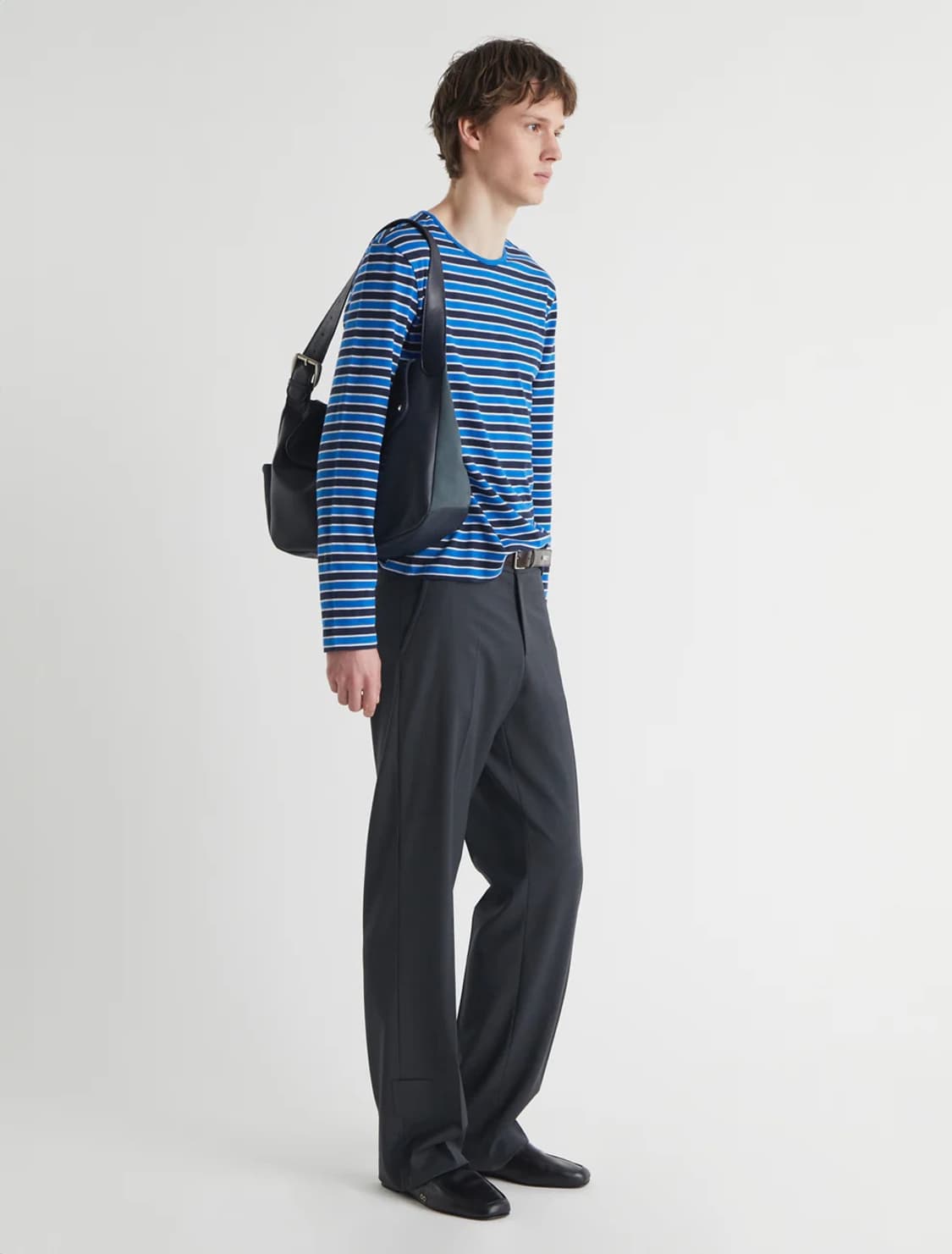 [S,M,L,XL]팔로마울 Floubet 스트라이프 티셔츠/블루 상품이미지4