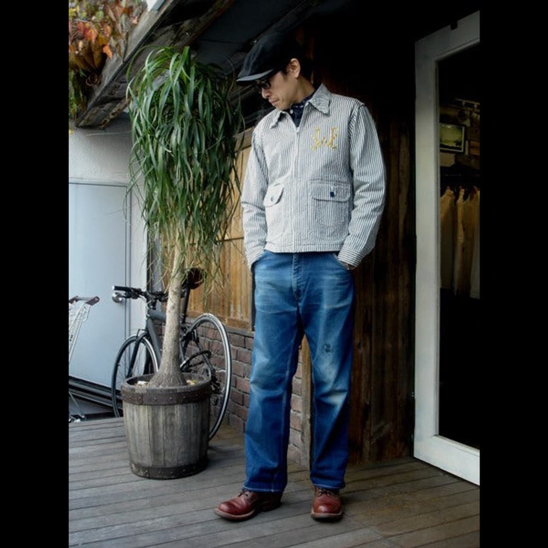 페로우즈 히코리 스트라이프 스포츠자켓 40(100-103)사이즈 상품이미지2