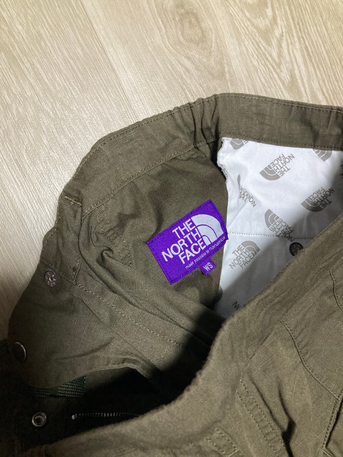 노스페이스 퍼플라벨 립스탑 와이드 크롭 팬츠 NT5316N 상품이미지5