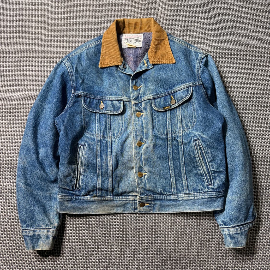 70s USA Lee 스톰라이더 데님 트러커 (old-8529) 상품이미지1