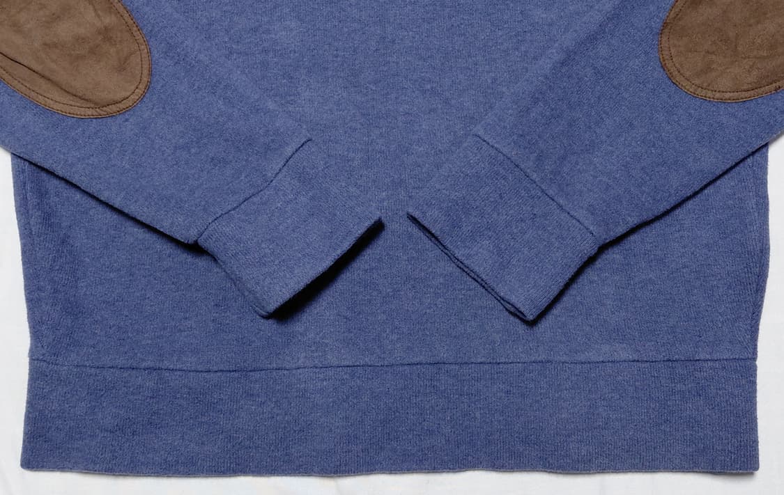 [정품/M] 폴로 랄프로렌 숄칼라 엘보우 패치 맨투맨 (블루) 상품이미지3