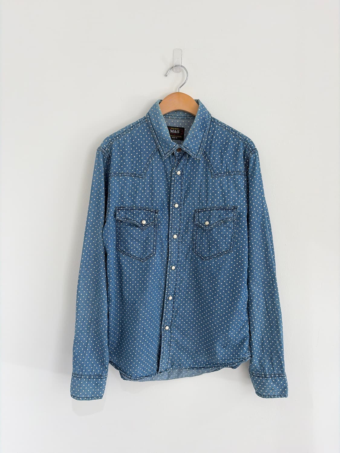 M&S dot shirt 상품이미지1