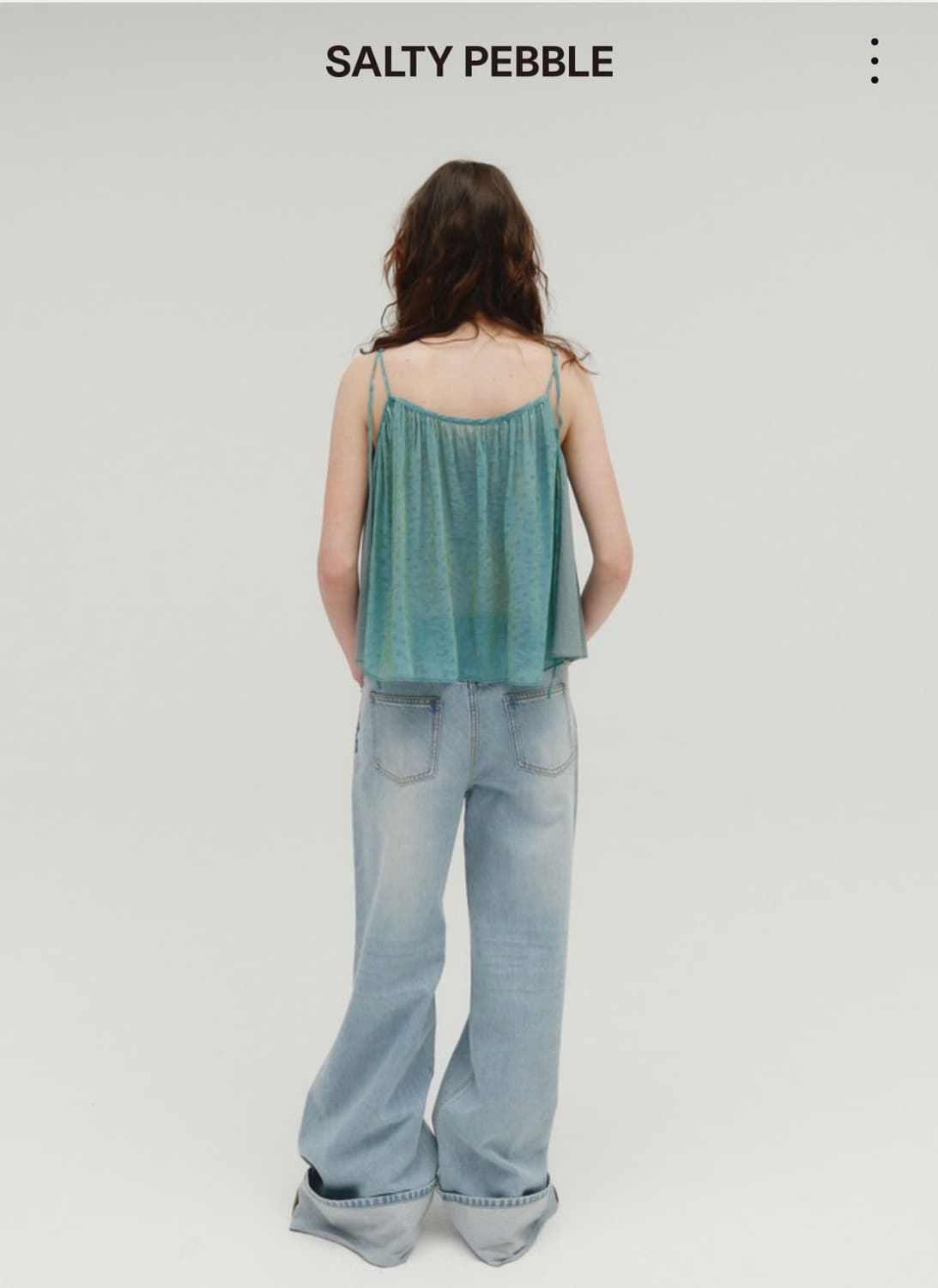 Two tone jacquard sleeveless top 상품이미지2
