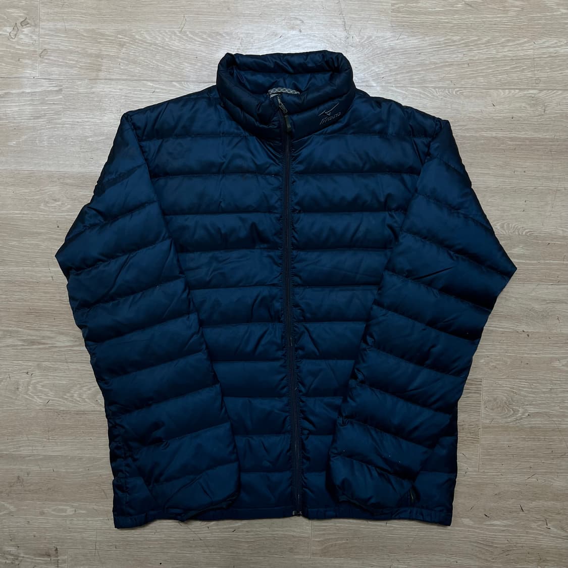 미즈노 남성 덕다운 경량패딩 점퍼 [네이비] M/95 상품이미지1