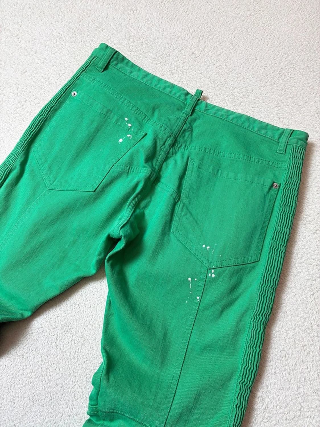 디스퀘어드2 00's Y2K 해체주의 바이커 팬츠 PN7824 상품이미지8