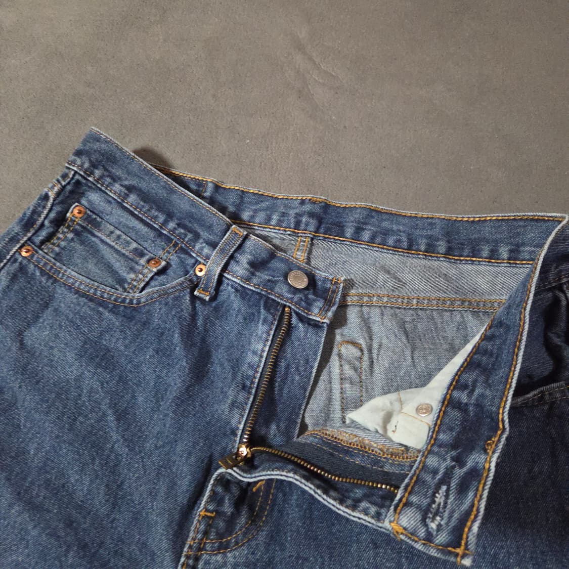 리바이스 505 데님 쇼츠 반바지 34 상품이미지4