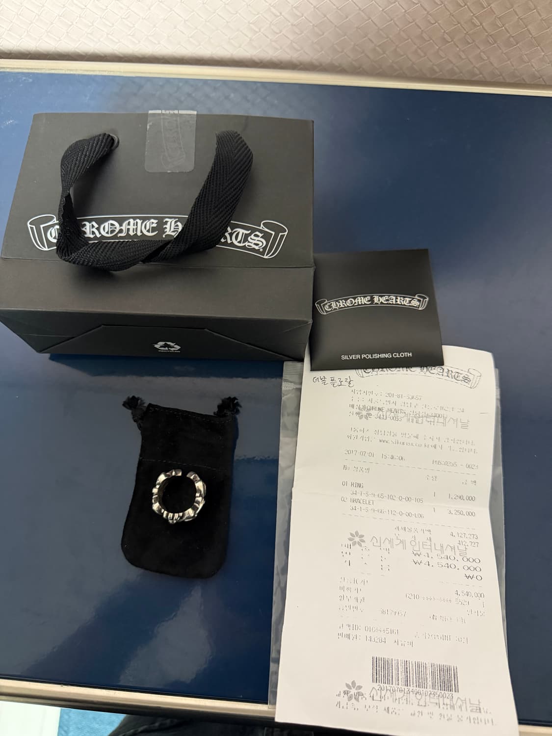 크롬하츠 더블플로랄링 us10.5 사이즈 상품이미지1