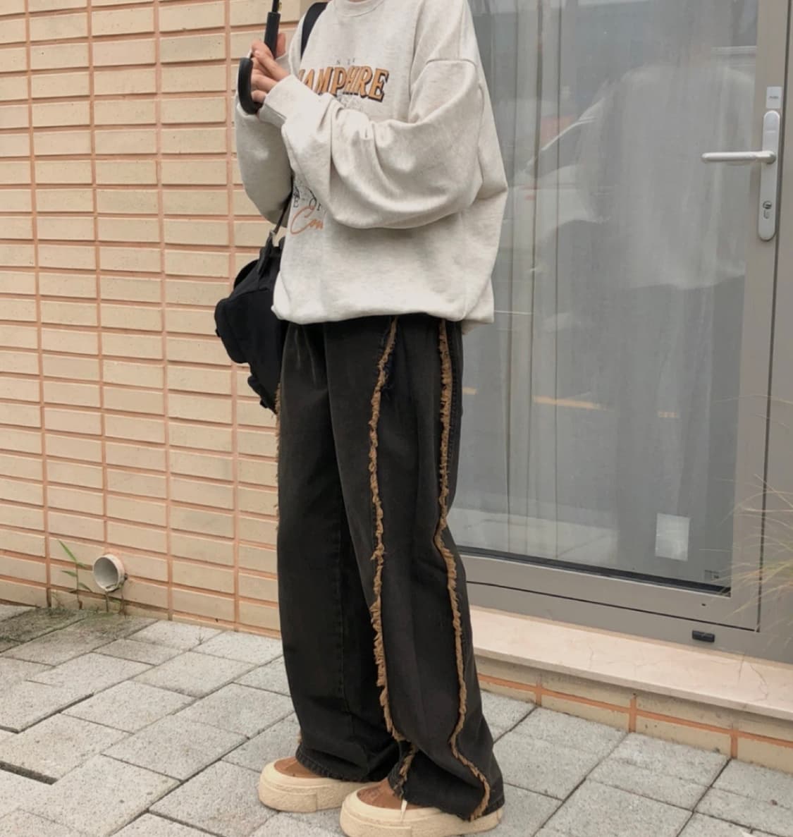 빈블 태슬 빈티지 와이드팬츠 상품이미지2