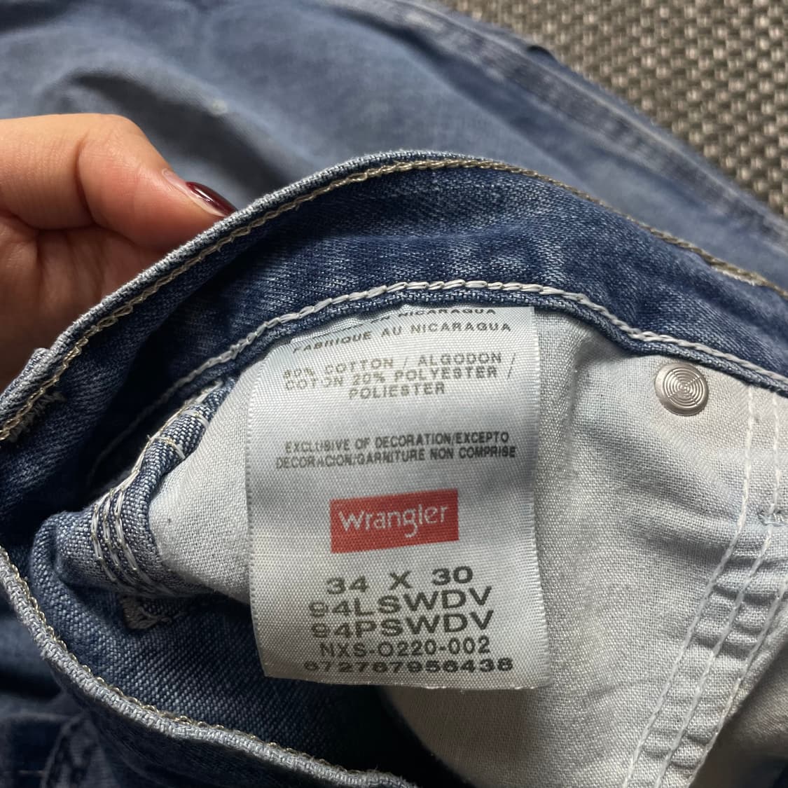 (34) 랭글러 중청 카펜터 데님 팬츠 상품이미지4