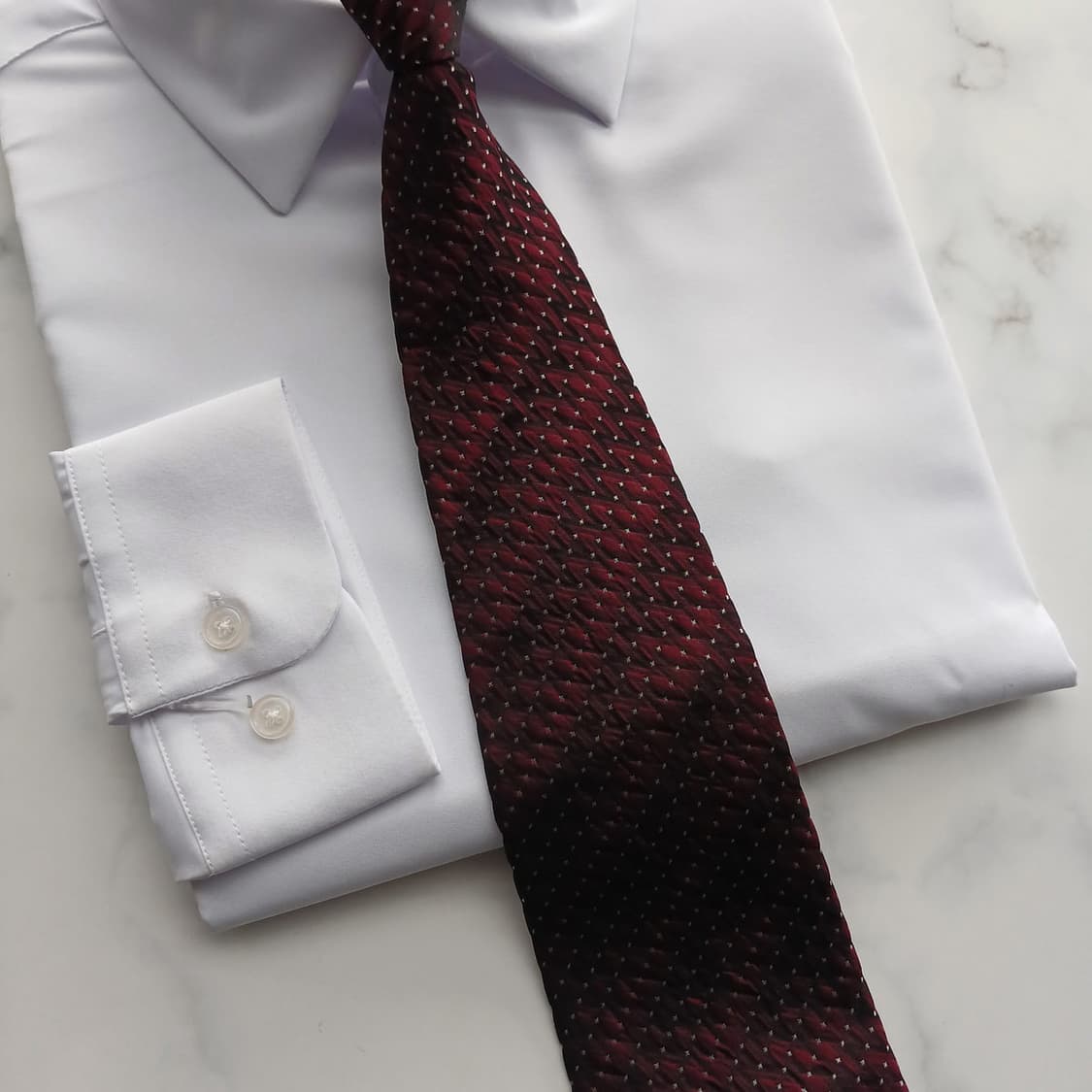 빨질레리 실크 버건디 패턴 넥타이 9.6cm A+등급 A18545
 상품이미지6