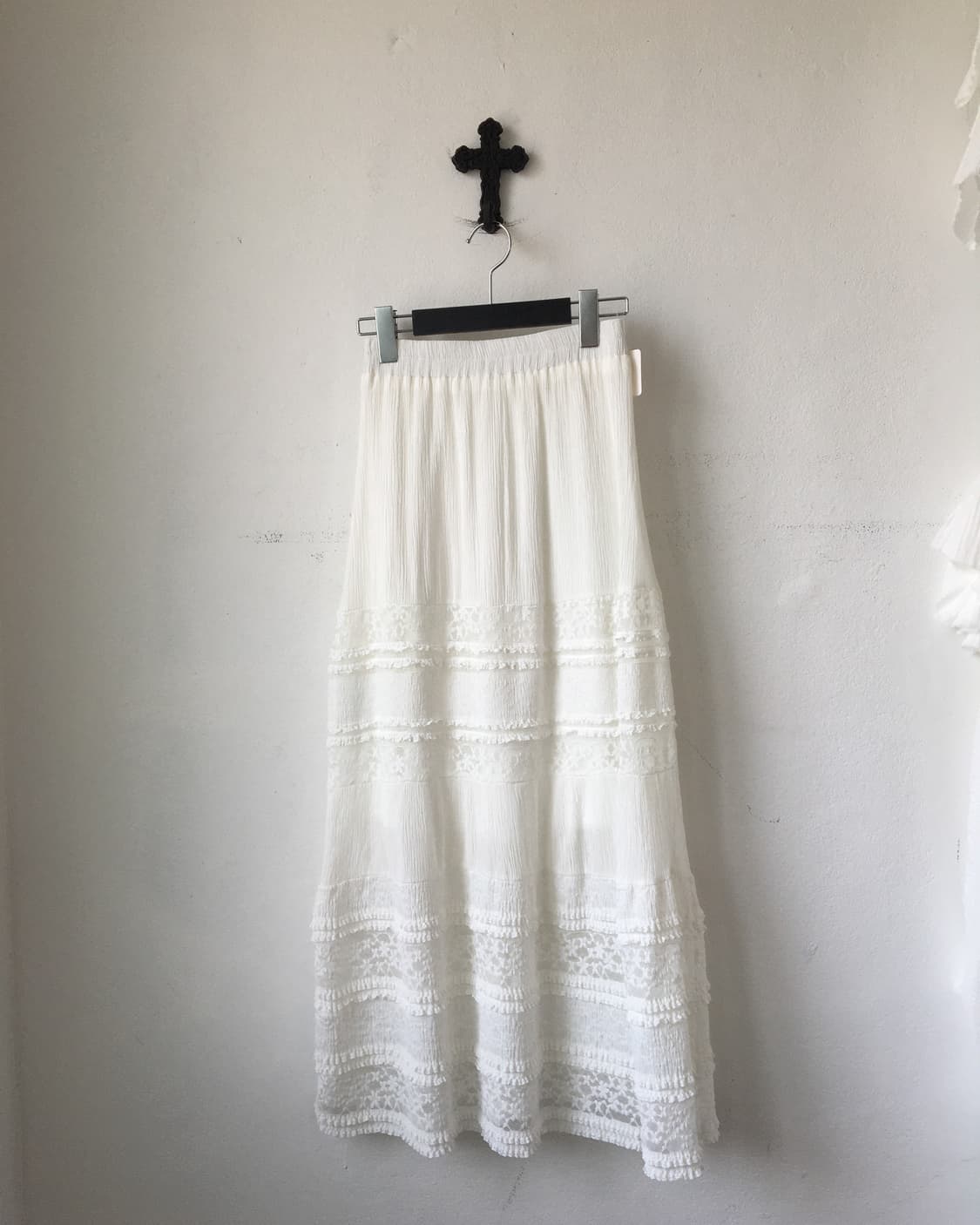 Lace layer long skirt 상품이미지1
