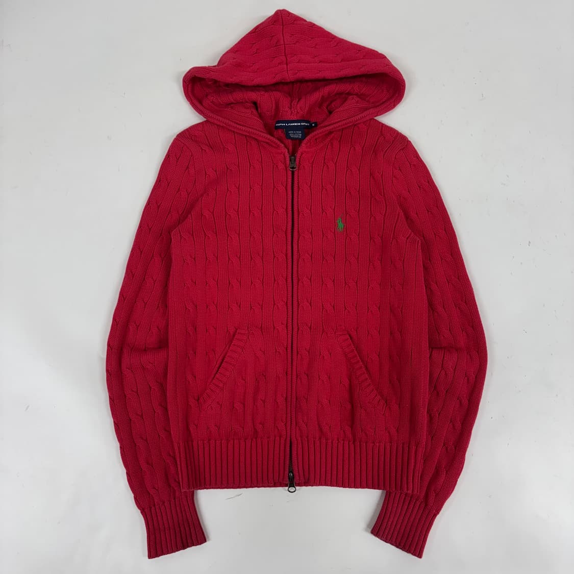 폴로 니트 후드집업 상품이미지4