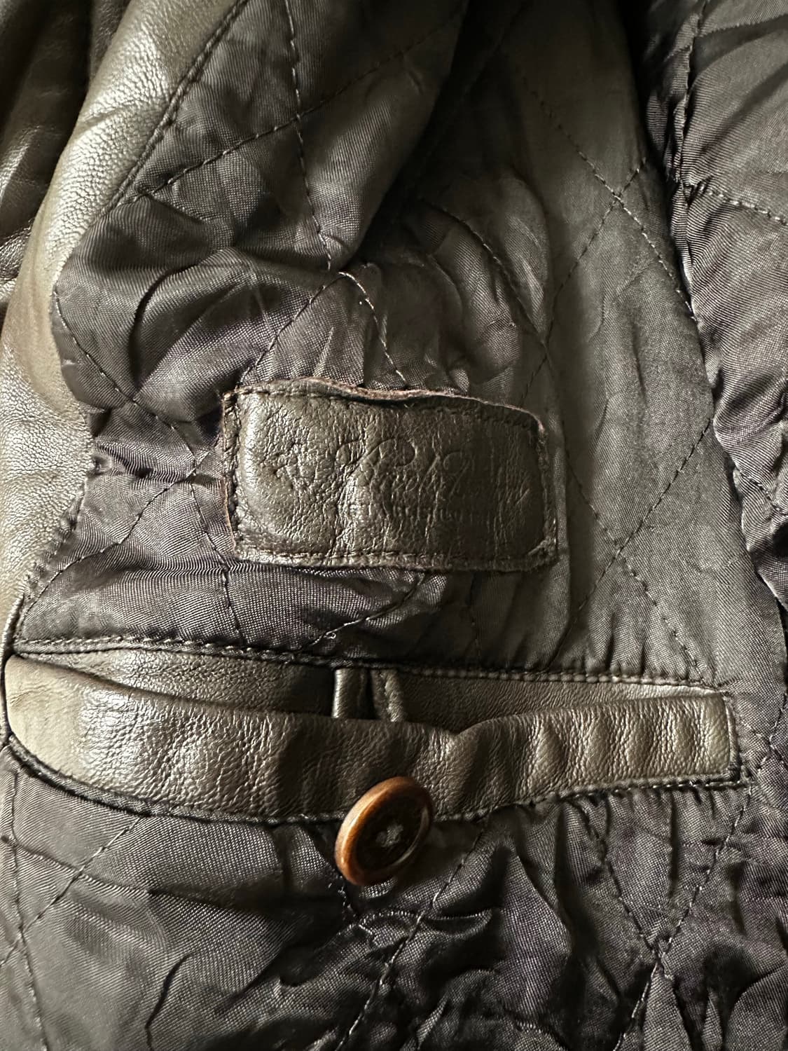 브룩스브라더스 램스킨 레더 자켓 L 상품이미지6