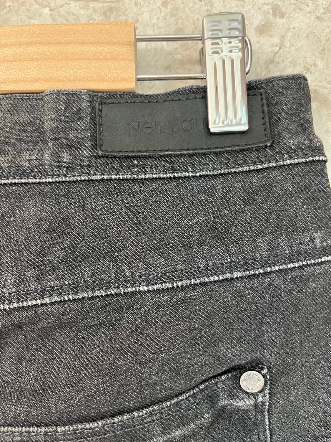 닐바렛 흑청 데님 청바지 30 정품 상품이미지6