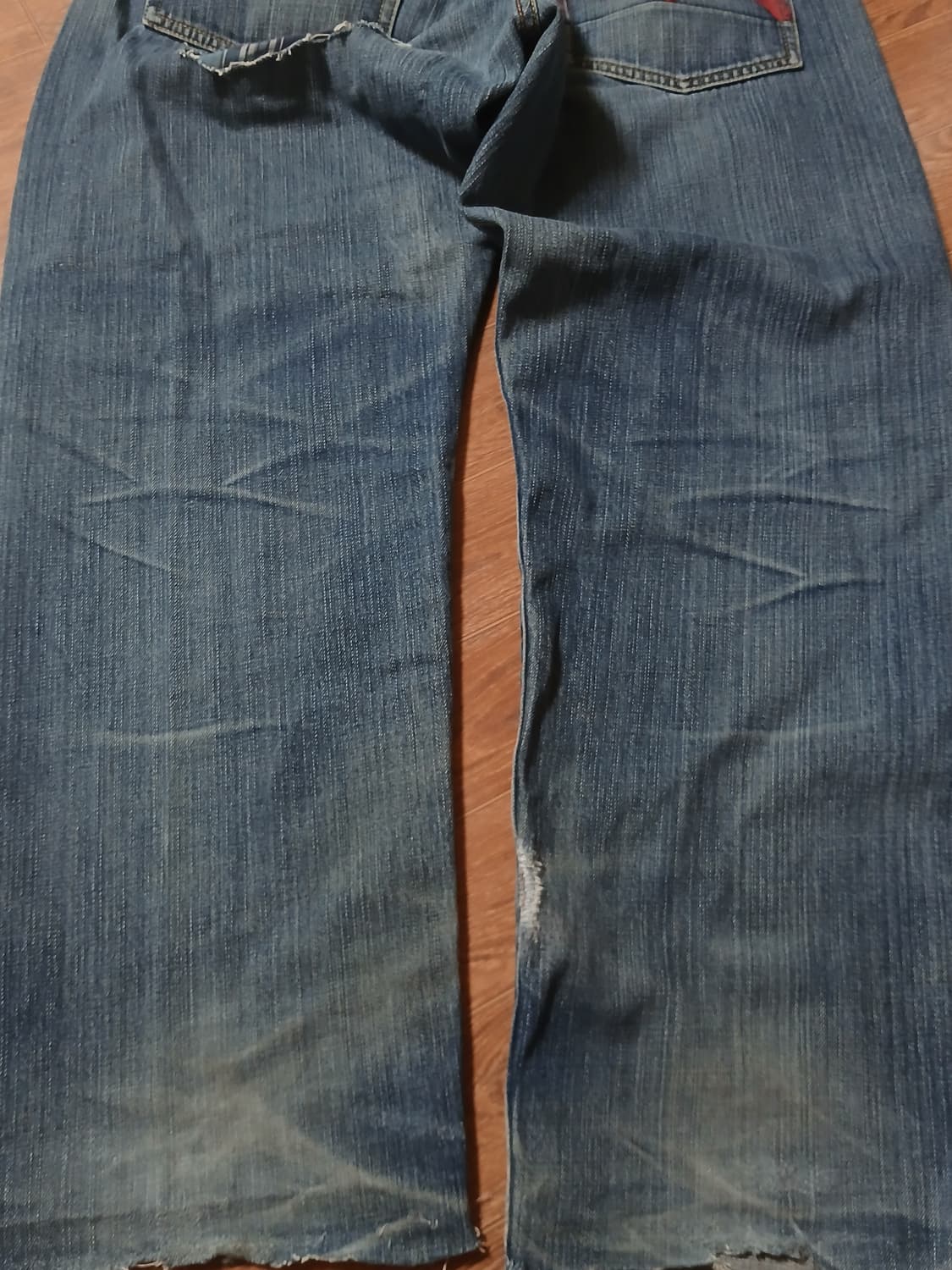 에비수 리메이크 패치워크 데님 팬츠 상품이미지6