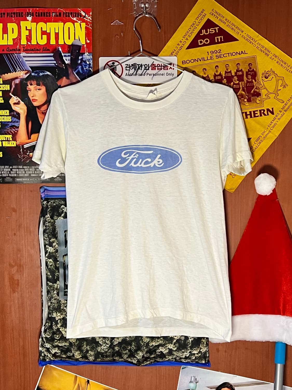80’s Super Thin Ford Parody ‘FUCK’ Shirt 상품이미지1