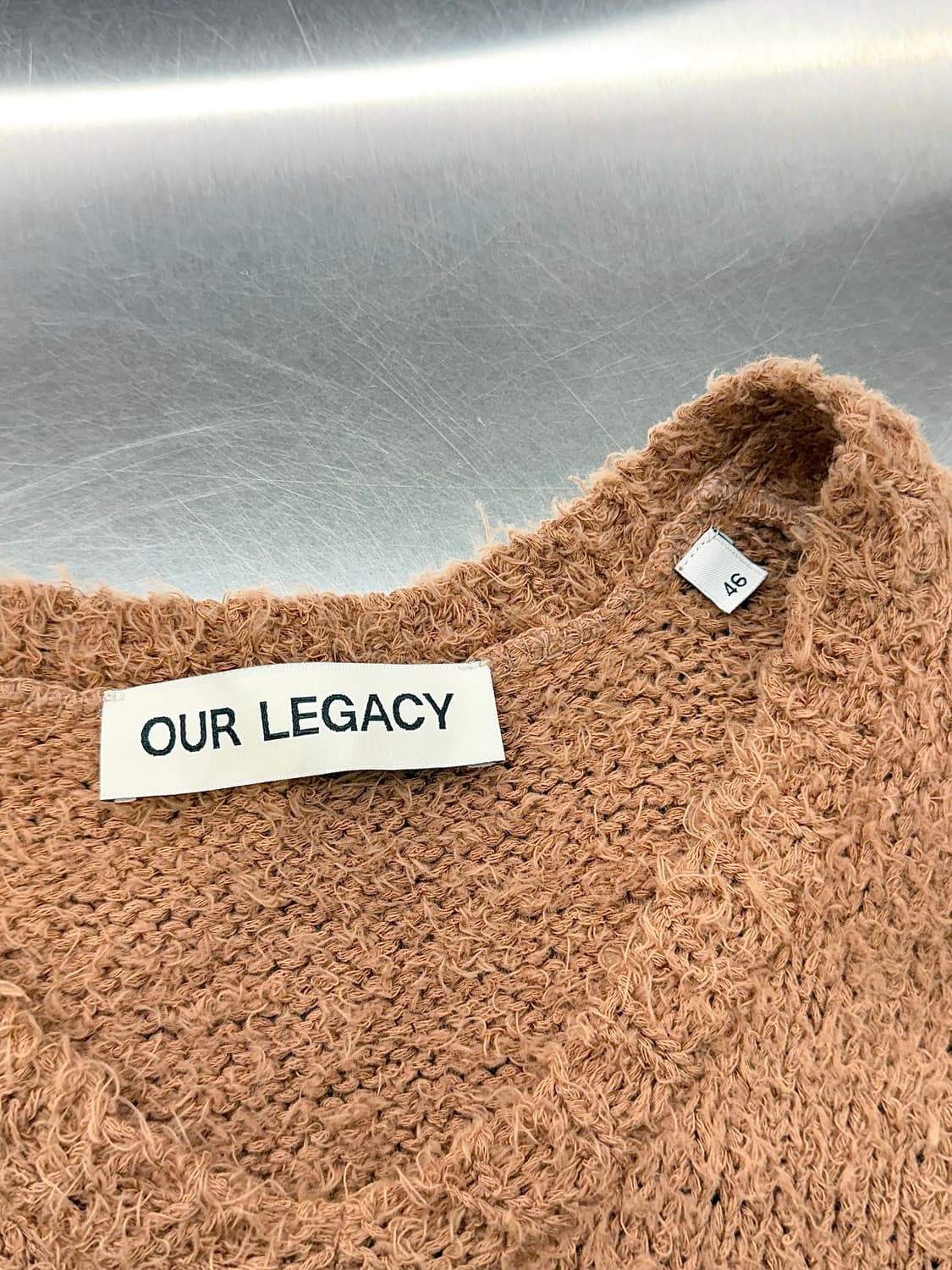 아워레가시 22ss 라멜 텍스처드 코튼 니트 베스트 상품이미지7