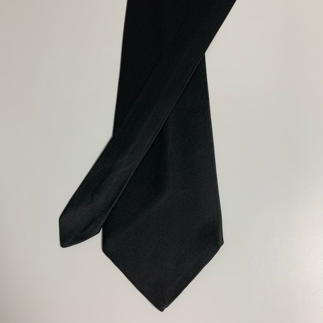 입생로랑(YSL) 블랙 정장넥타이 명품 장폭 11cm A+등급 상품이미지3