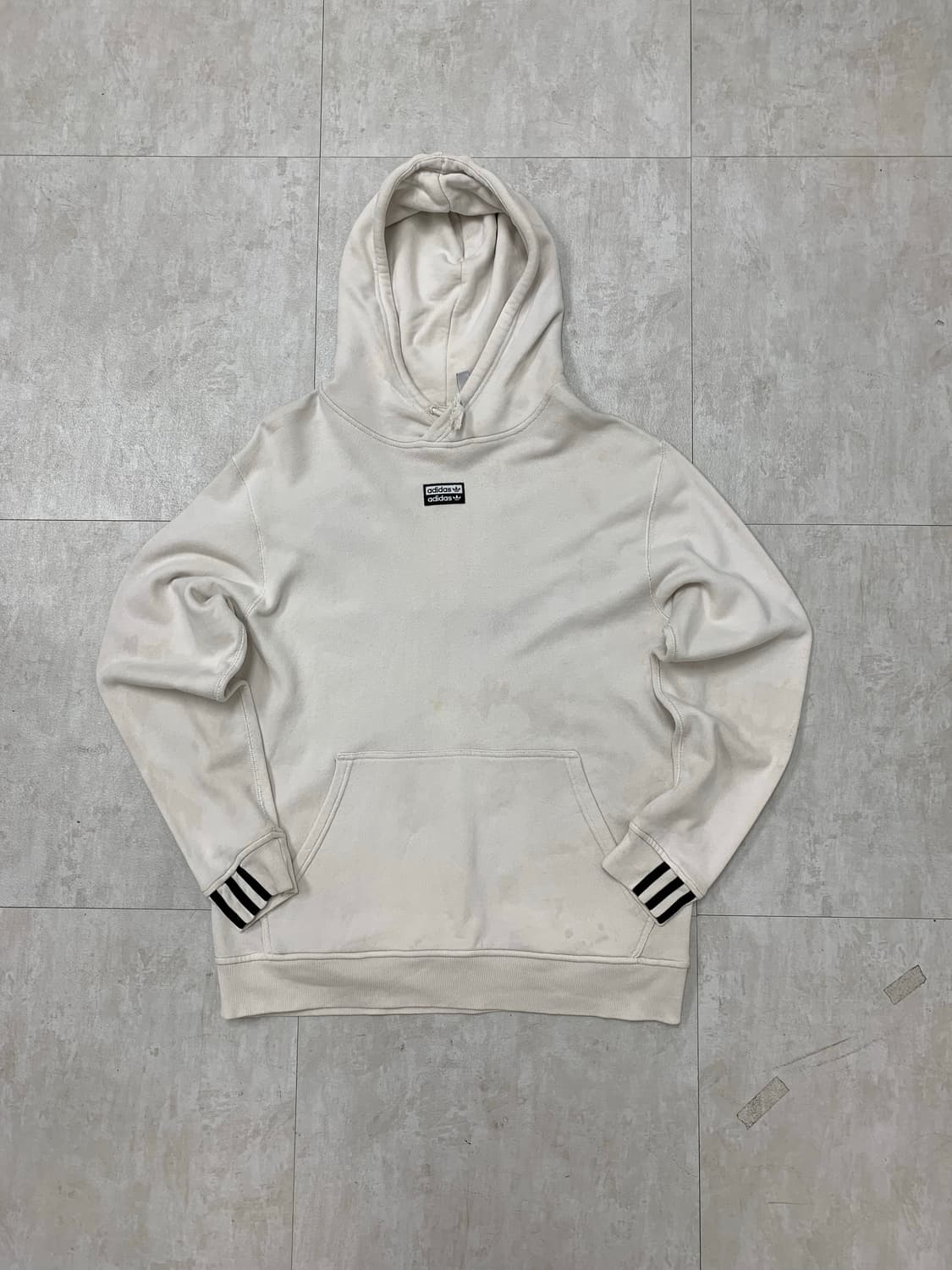 아디다스 소매 스트라이프 후드티#741 상품이미지2