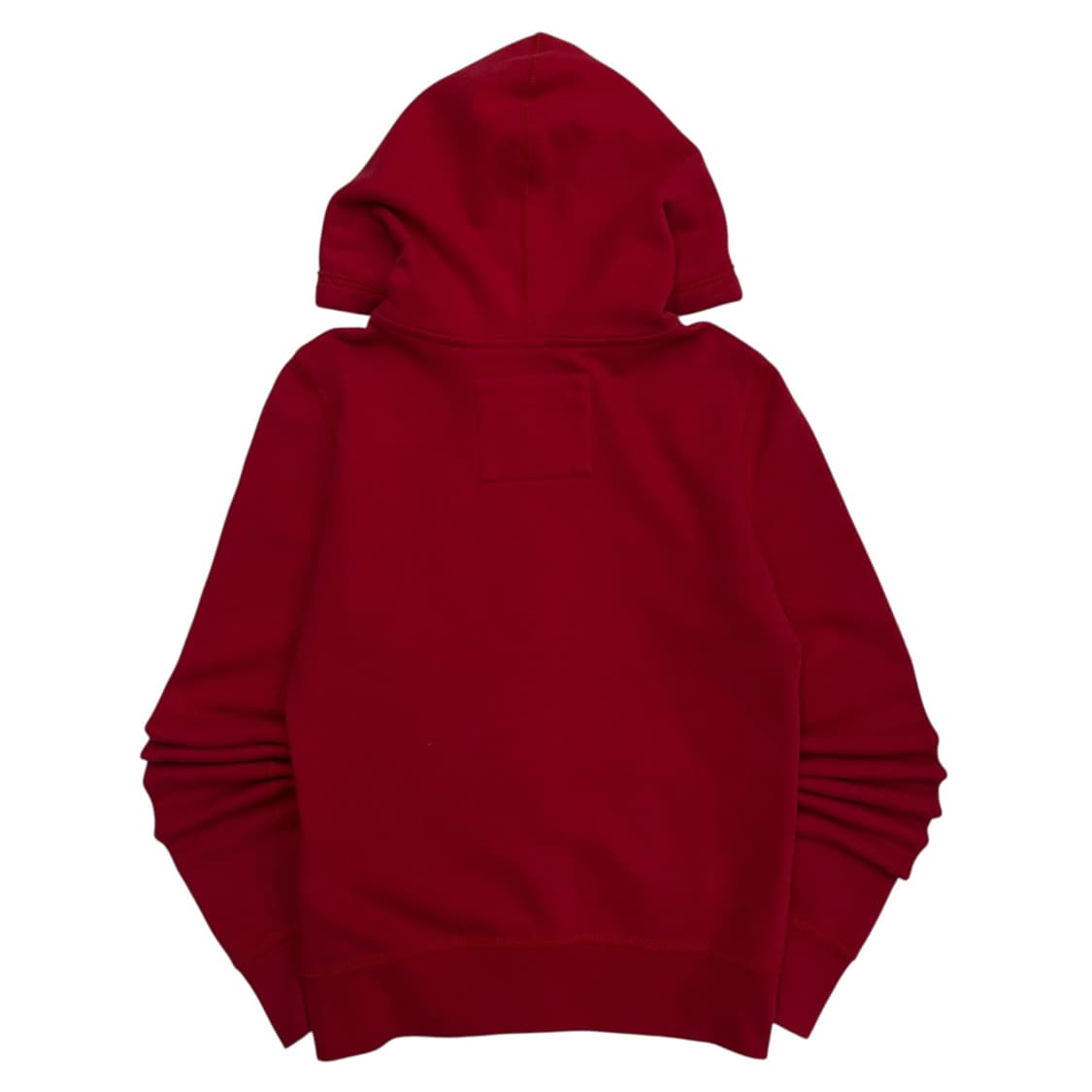 아베크롬비 센터로고 레드 후드집업 XL 상품이미지3