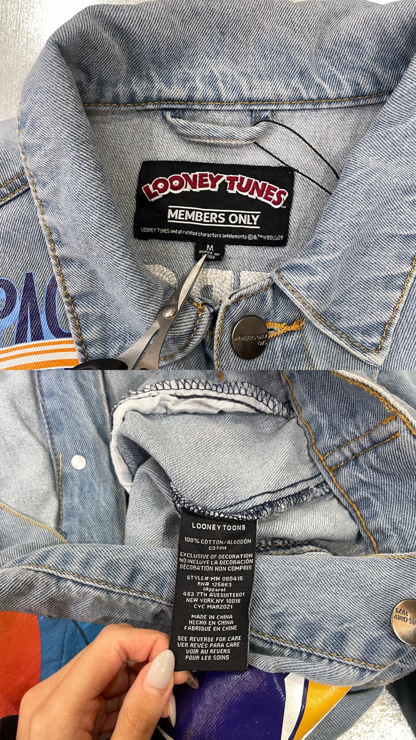 (M) 워너브라더스 루니툰즈 트러커 데님 자켓 상품이미지10