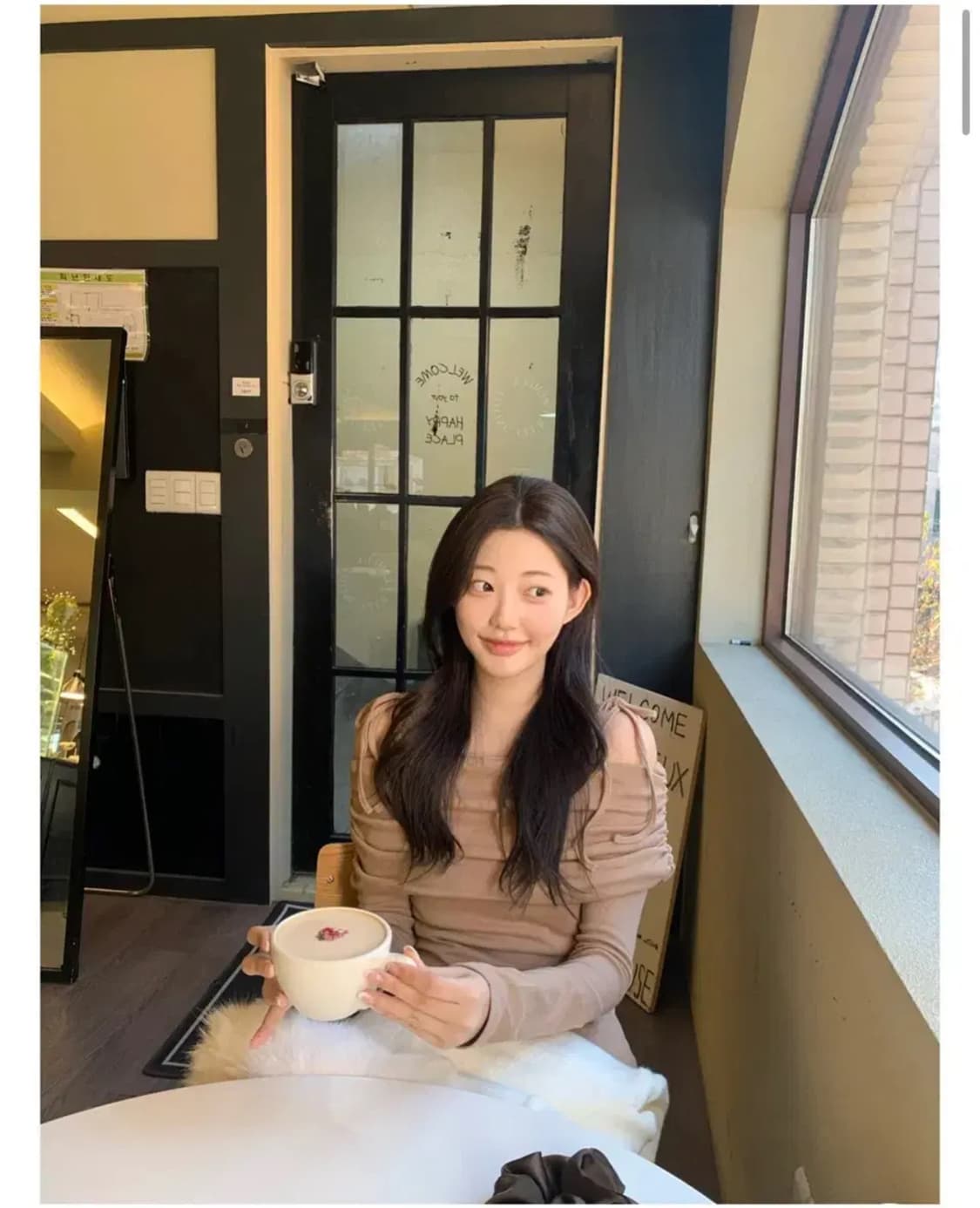 제니오 오픈숄더 니트 새상품 상품이미지1