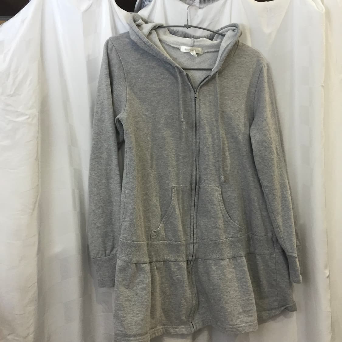 Sevradical 모리걸 히메갸루 그레이 원피스 후드집업 상품이미지3