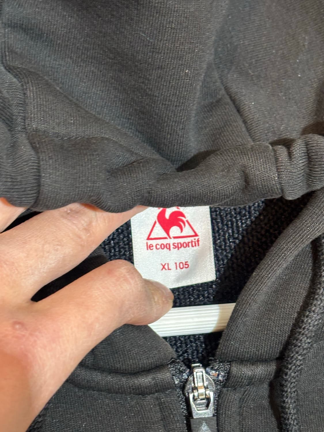 르꼬끄 후드집업 블랙 105사이즈 상품이미지5