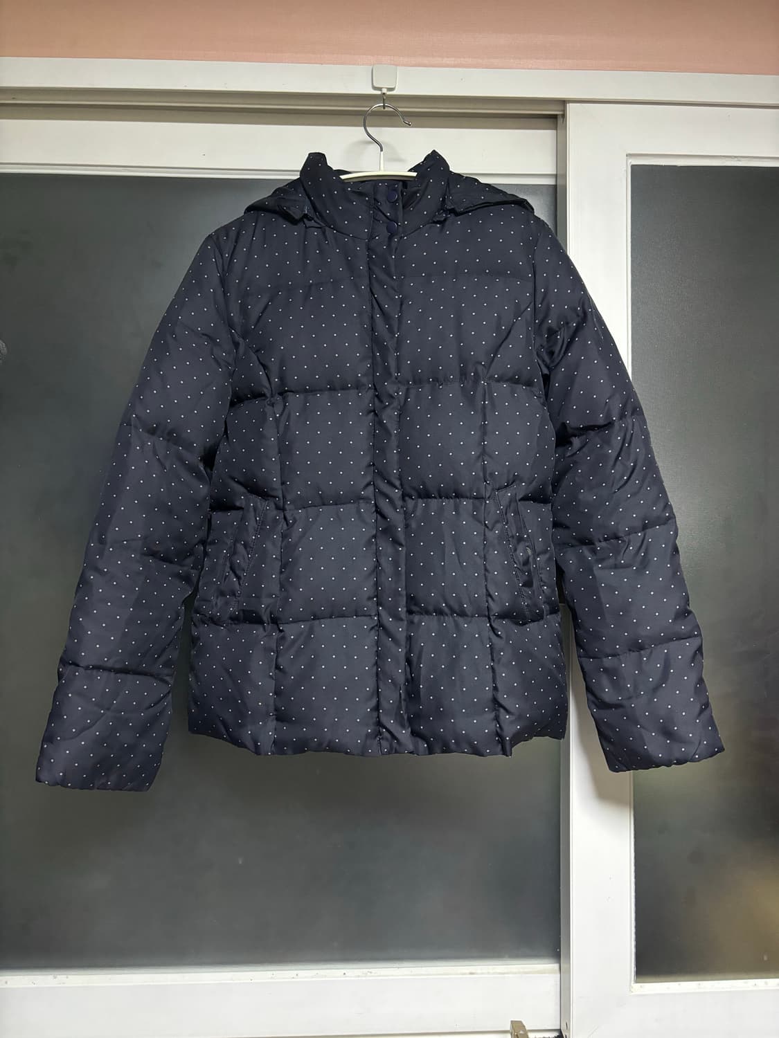 빈티지 도트 패딩 상품이미지1