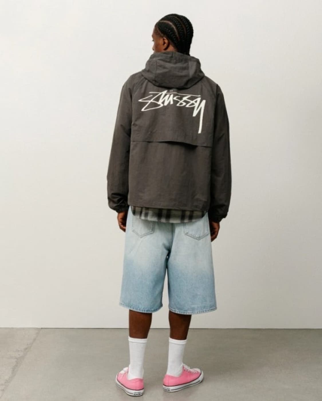 신형 스투시 비치 쉘 바람막이 블랙 (S) 상품이미지1