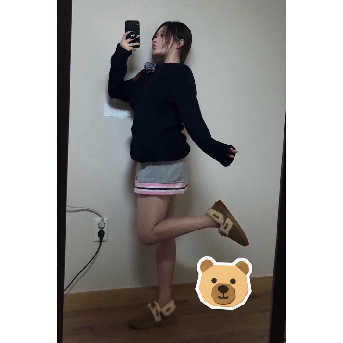 Vintage ❦ Pancoat sticker gray sk 상품이미지8