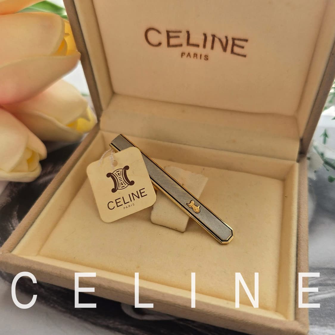 CELINE 셀린느 정품 명품넥타이핀 5cm A+등급 J6
 상품이미지1