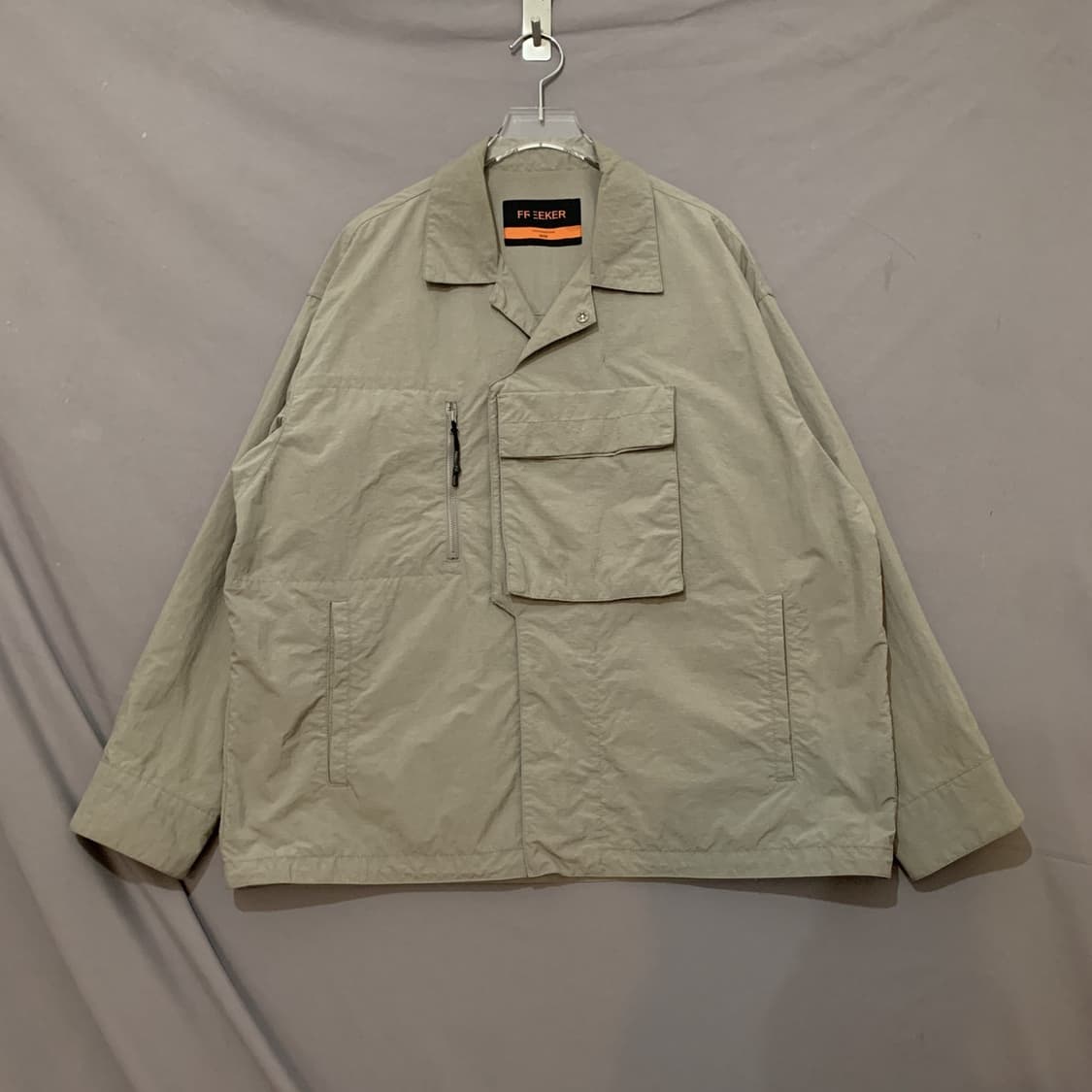 L 커스텀멜로우 프리커 빅포켓 나일론 셔츠 자켓 셔켓 상품이미지2