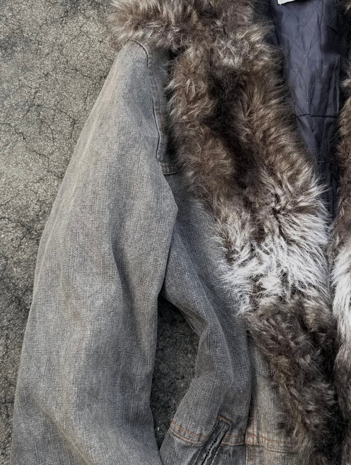 Fur Denim Jacket 상품이미지2