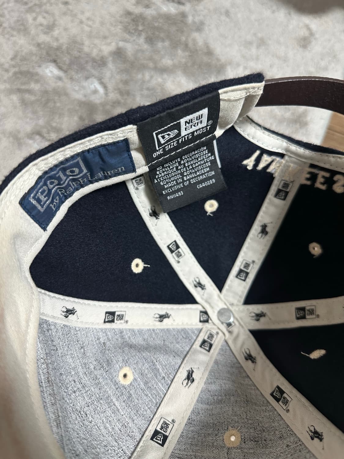 뉴에라 폴로 랄프 로렌  MLB 쿠퍼스 타운 뉴욕 양키스 레트로 스트랩백 상품이미지6