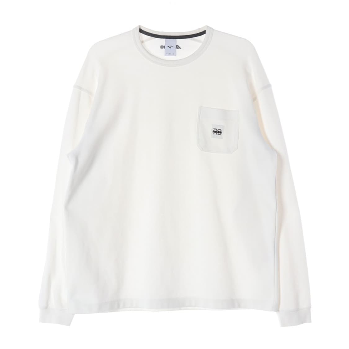 미즈노 RB 로고 포켓 긴팔 티셔츠 화이트 XL 상품이미지1