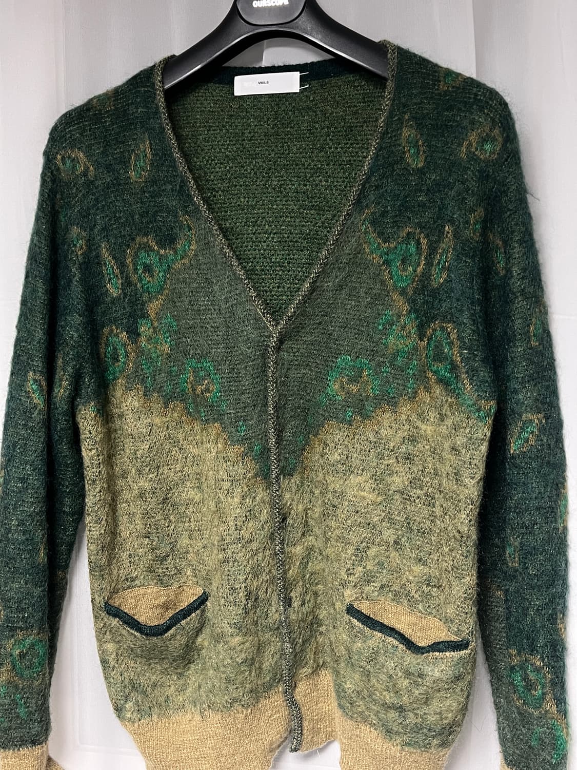 Toga 토가 모헤어 자가드 가디건 상품이미지1