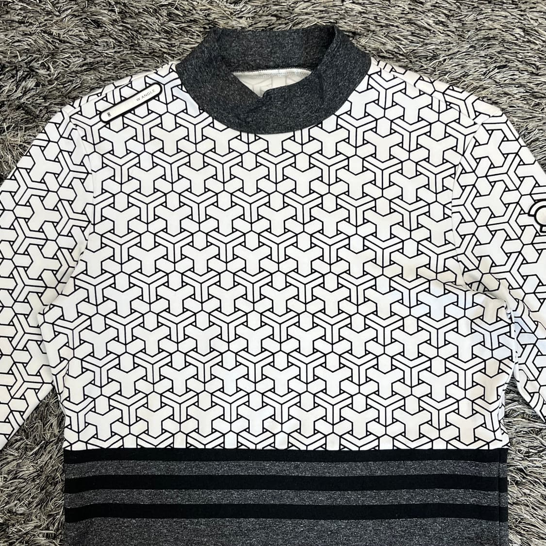 와이드앵글 여성 골프 하프넥 티셔츠 (90) 상품이미지2