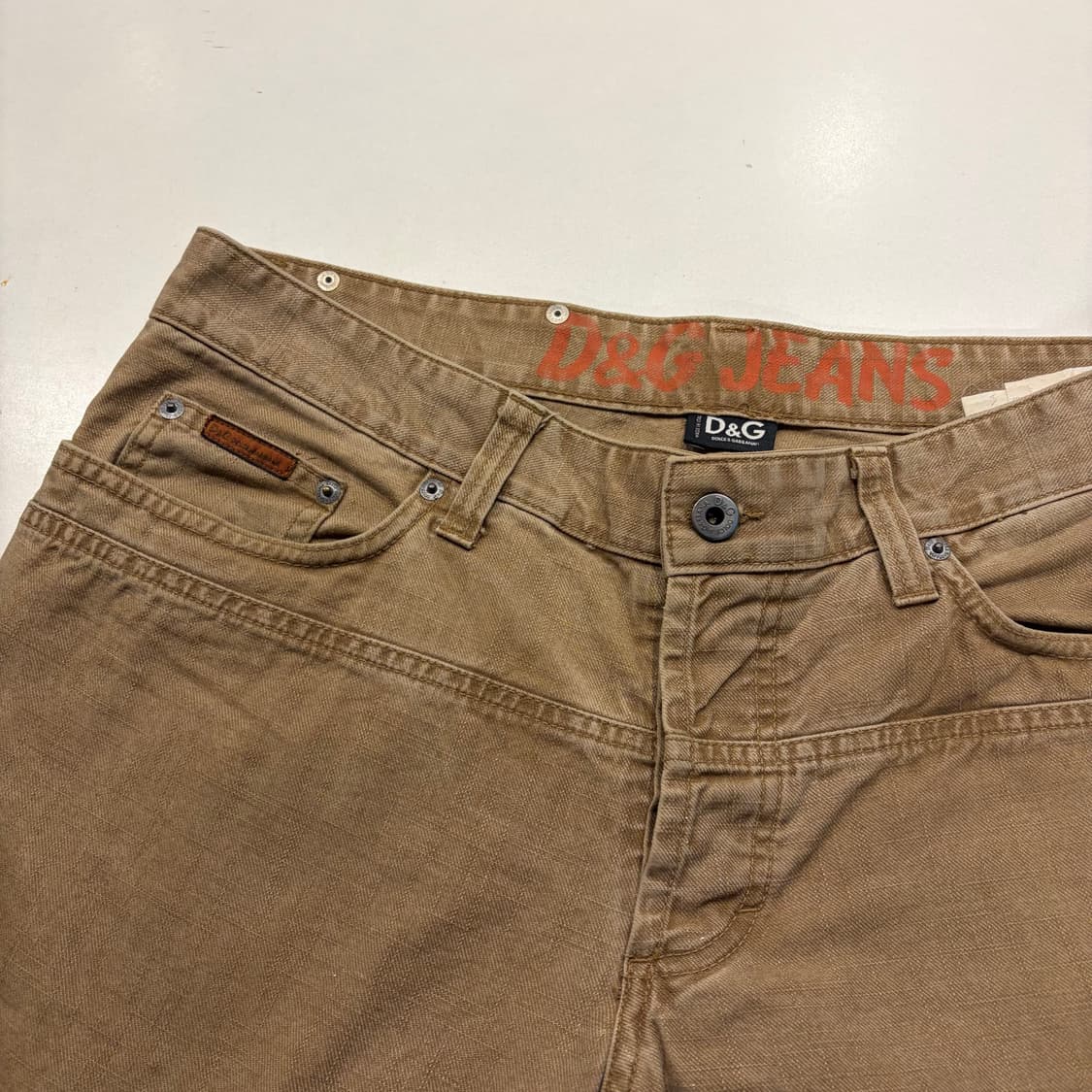 [36] 돌체앤가바나 D&G 베이지 면바지 팬츠 B839 상품이미지6